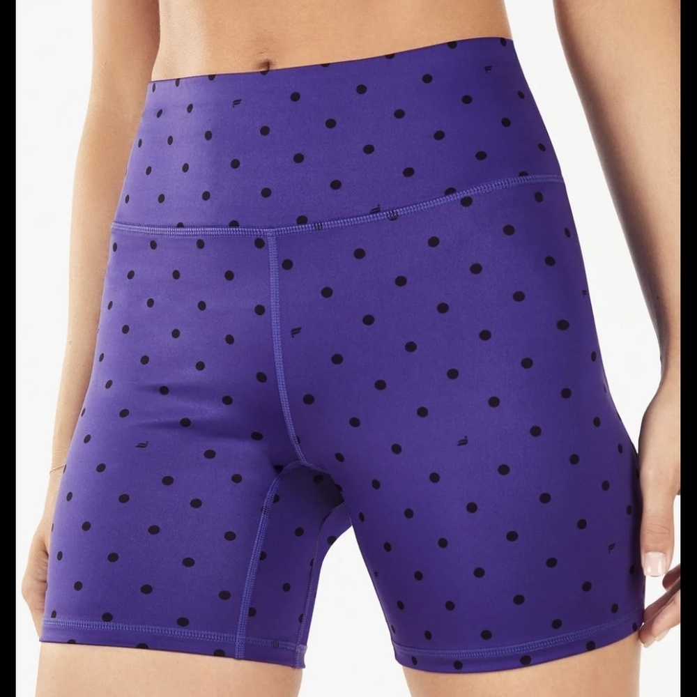 Women's Purple Polka Dot Shorts